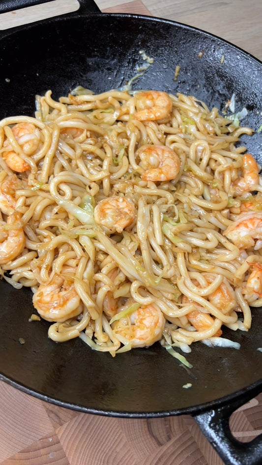 Tigrisrákos ázsiai tészta 🦐