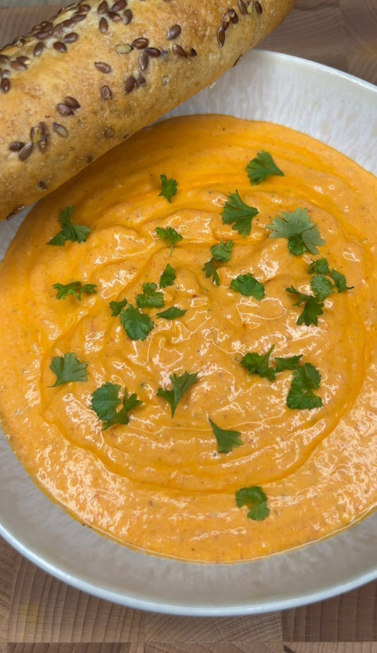 Fetás sült paprikakrém 🌶️- a mediterrán ízek szerelmeseinek!