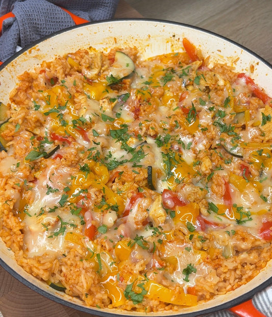 Tex-Mex rizses hús🌶️🧀