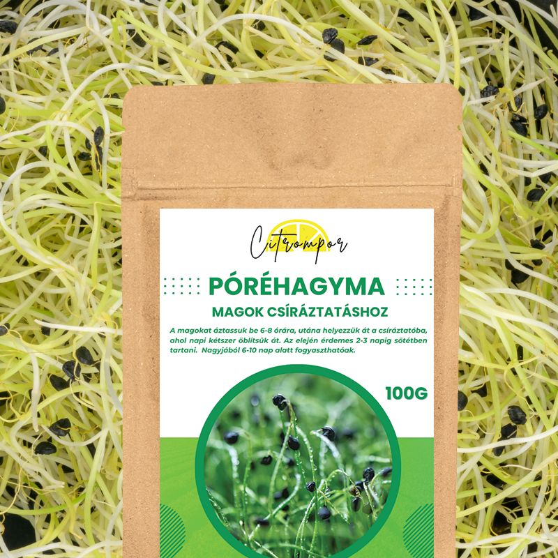 Póréhagyma Csíramagok XXL 100g