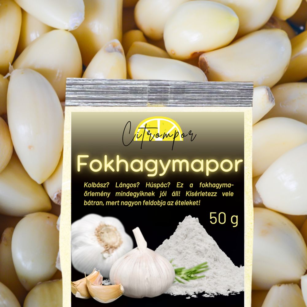 Fokhagymapor 50g