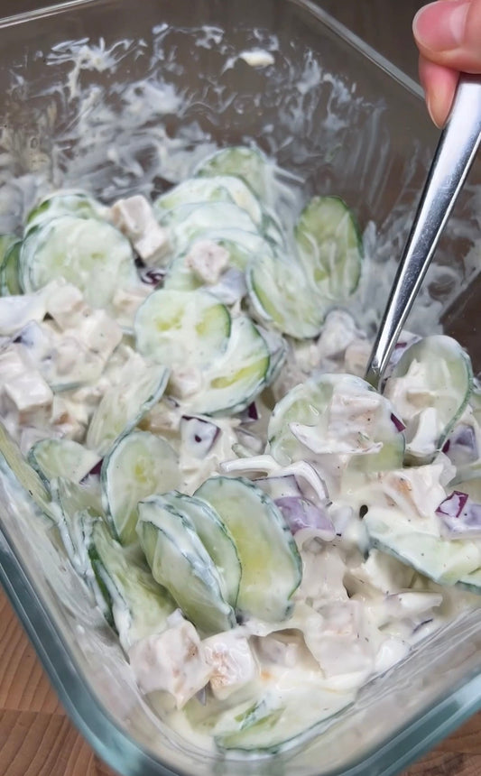 Joghurtos csirkesaláta 🥒🍋