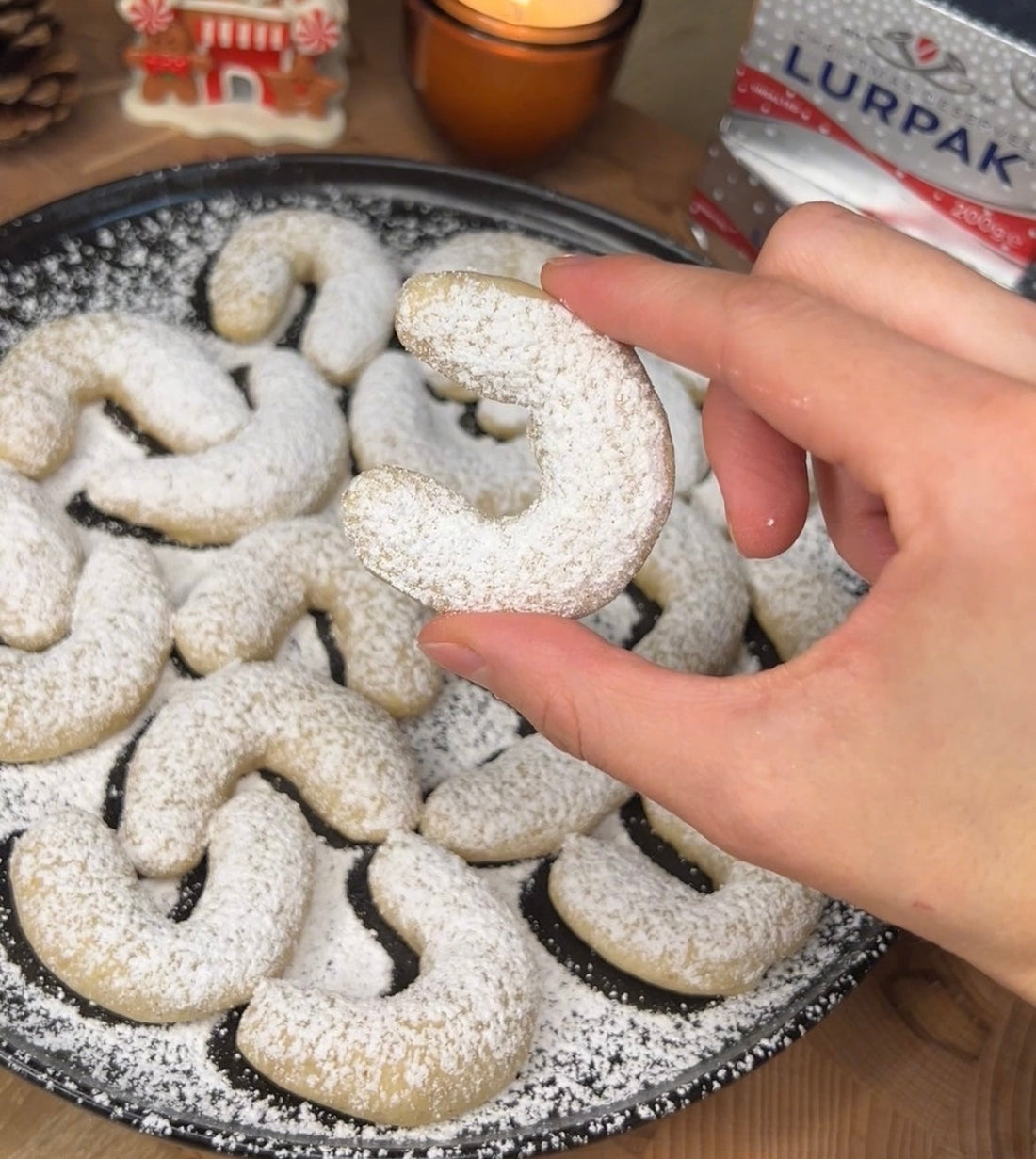 Diós hókifli 🥐❄️