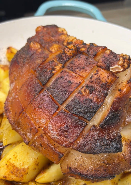 Sörben főtt, ropogósra sült csülök