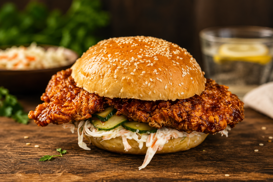 Koreai csirkeburger 🍔