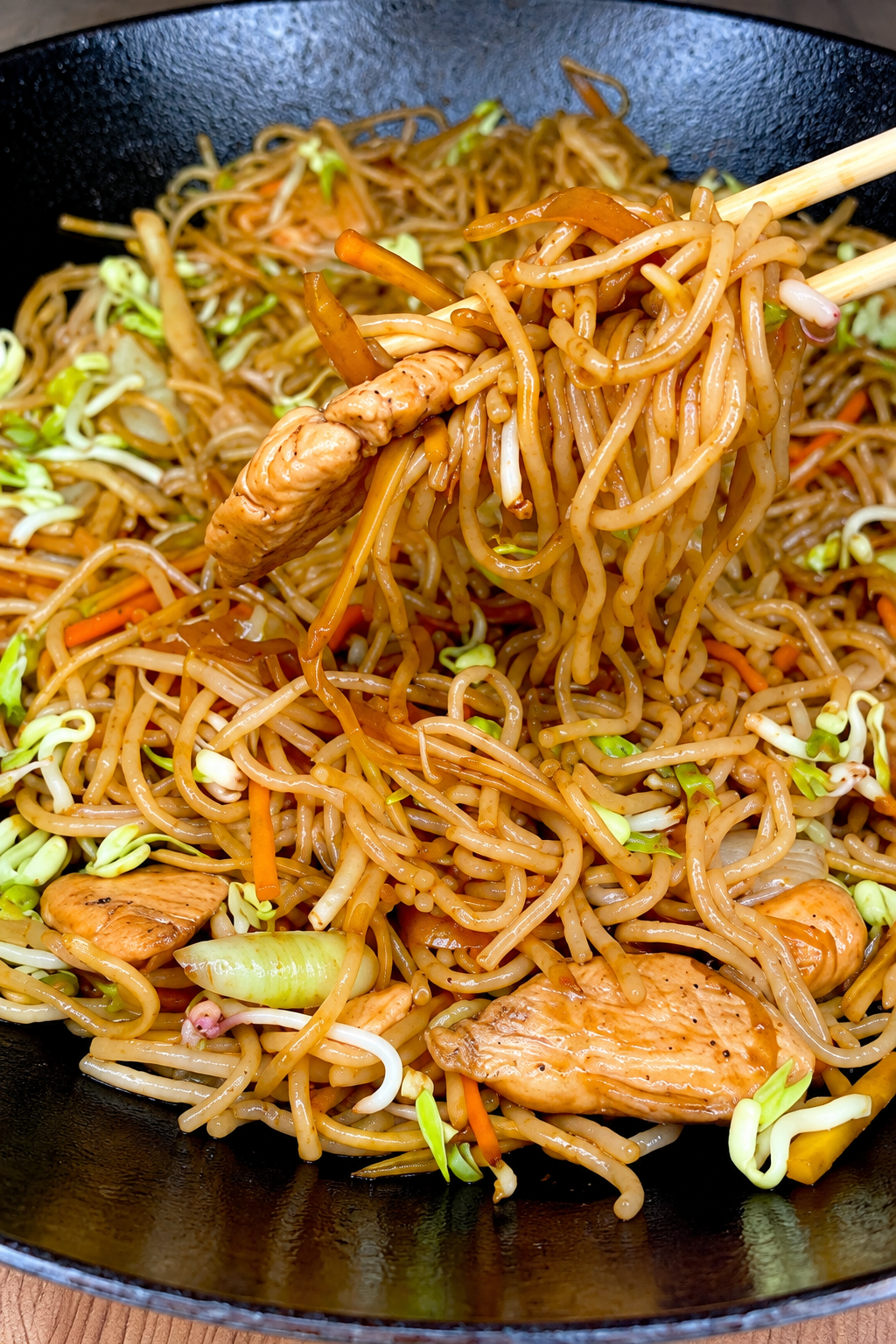 Csirkés pirított tészta wokban 🍜