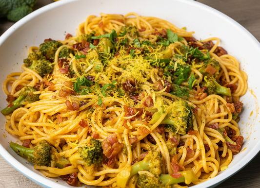 Baconös brokkolis spagetti 🍝
