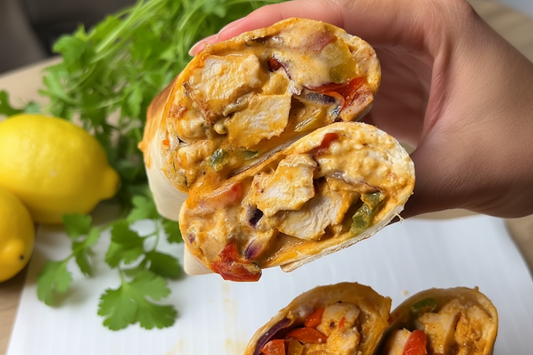 Fajita burrito air fryerben 🌯🔥