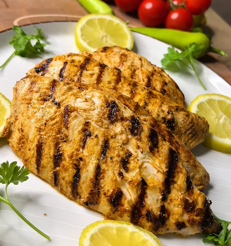 Mediterrán joghurtos grillcsirke grillezett zöldségekkel 😍