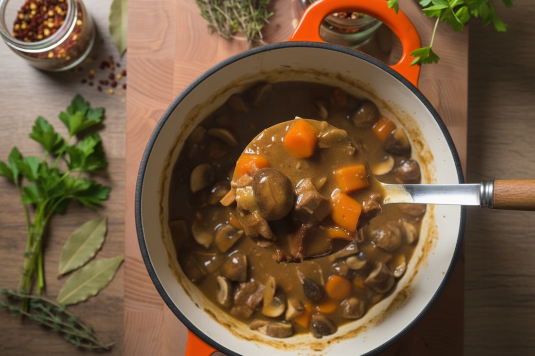 Barna sörös marharagu 🍲