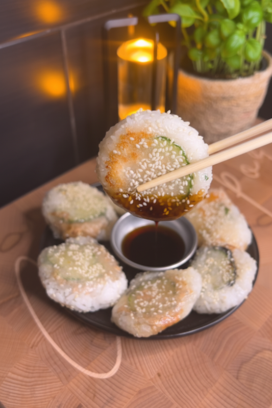 Ropogós rizspapír tekercs tonhallal 🥢