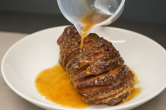 Mézes - mustáros sült sonka húsvétra 🍯🥩