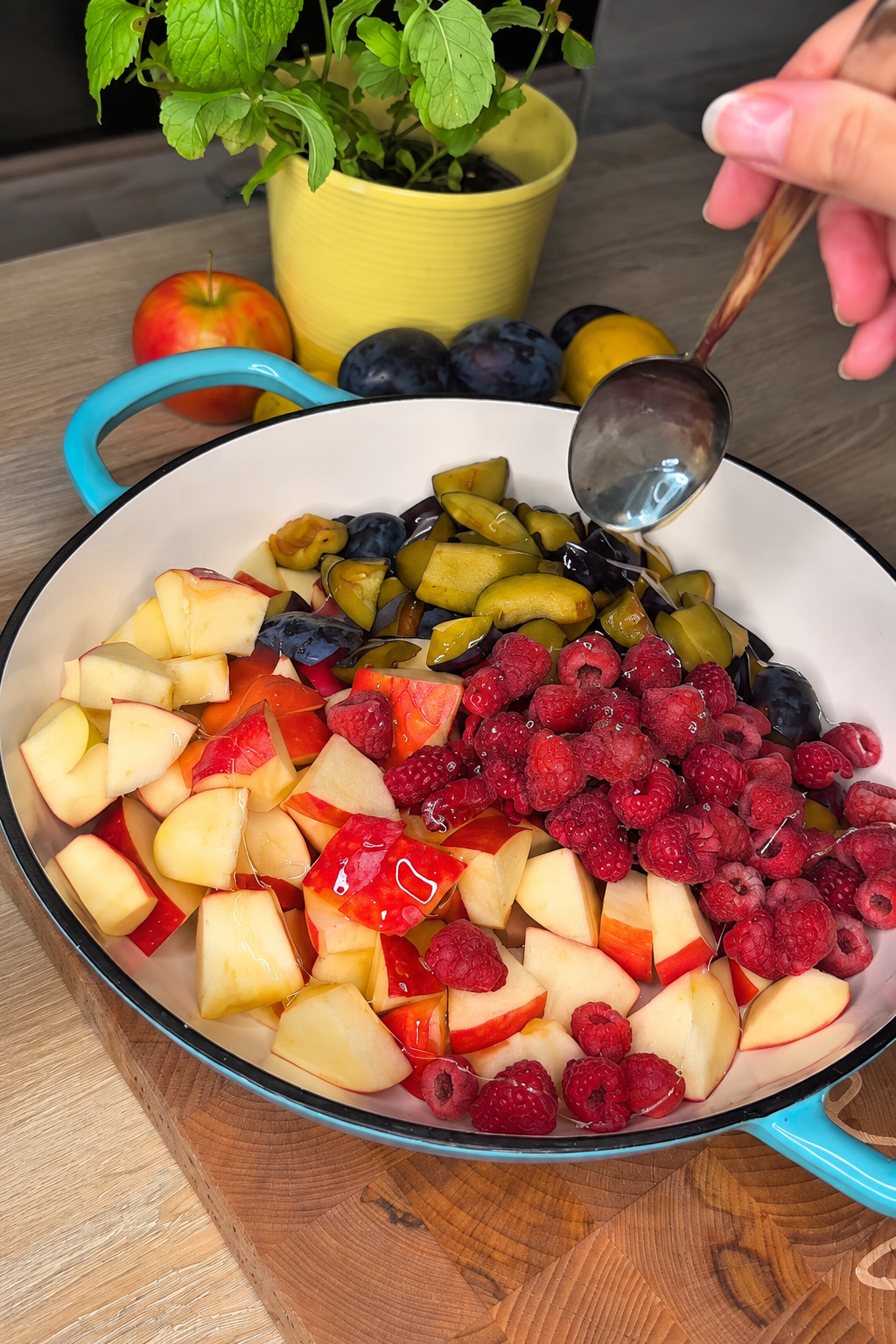 🍎 Sült gyümölcstea