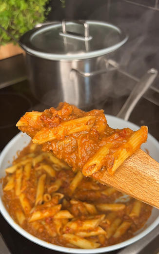 Padlizsános-paradicsomos tészta 🍝