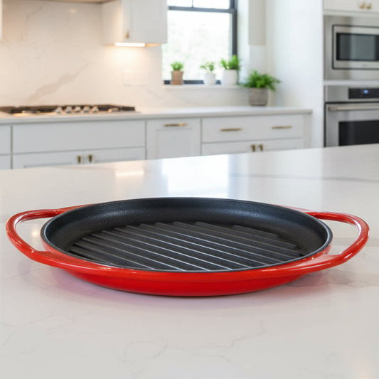 Öntöttvas Grillserpenyő